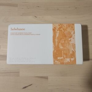 Sulwhasoo Signature Ginseng Facial Soap, 120g x 2. NIB